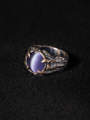 Alien Eye Handmade silver ring